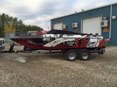 Boat Wrap // Outdoor Motor Sport Wraps 